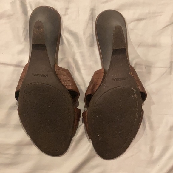 2/$15 Marona Brown Strap Open Toe - Picture 7 of 8